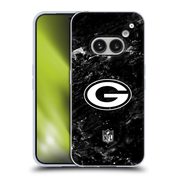 NFL Green Bay Packers Artwork Marble Soft Gel Case for Nothing Phone (2a)