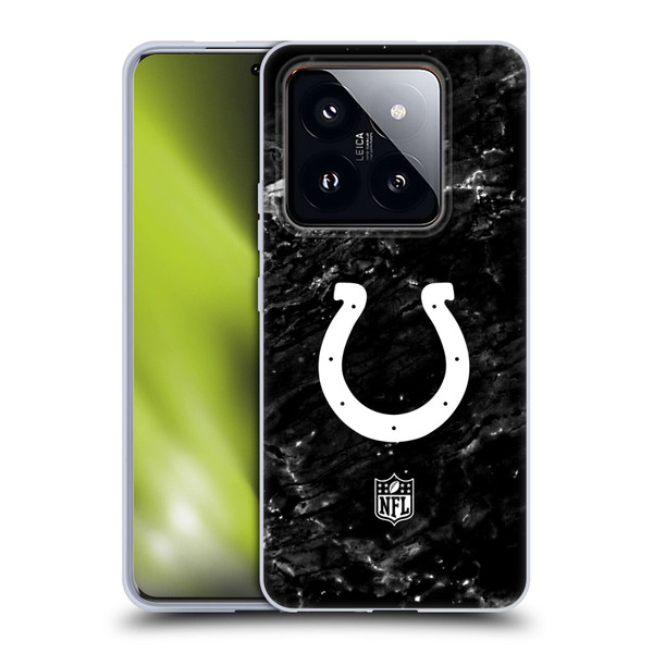 NFL Indianapolis Colts Artwork Marble Soft Gel Case for Xiaomi 14 Pro