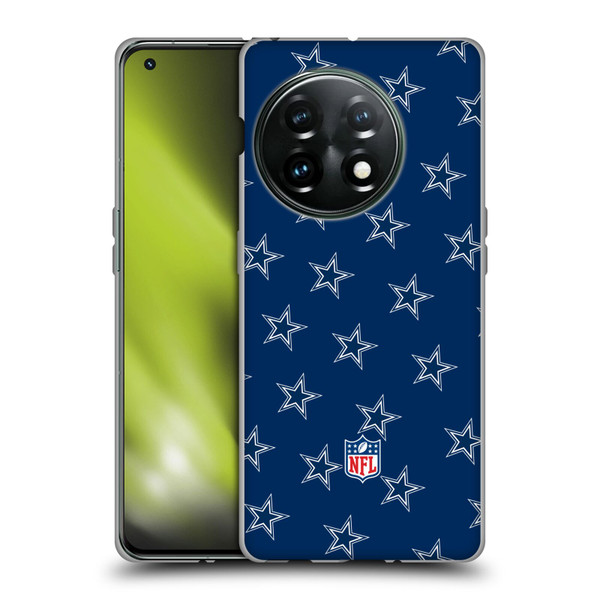 NFL Dallas Cowboys Artwork Patterns Soft Gel Case for OnePlus 11 5G
