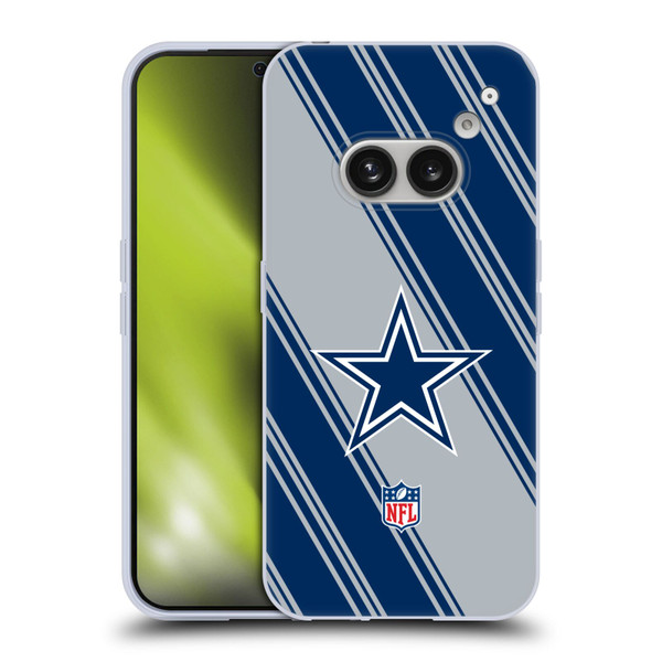 NFL Dallas Cowboys Artwork Stripes Soft Gel Case for Nothing Phone (2a)