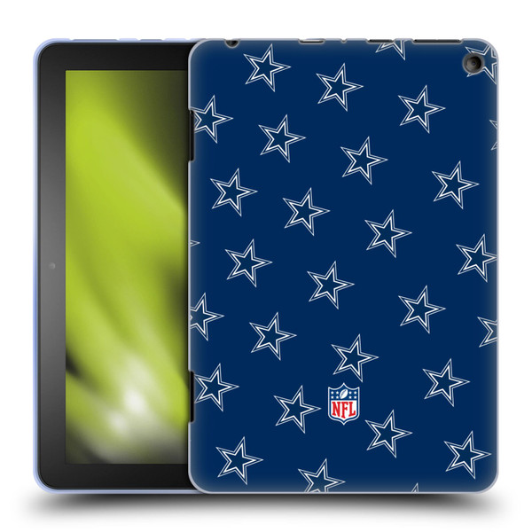 NFL Dallas Cowboys Artwork Patterns Soft Gel Case for Amazon Fire HD 8/Fire HD 8 Plus 2020