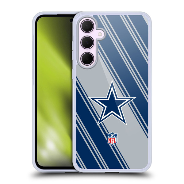 NFL Dallas Cowboys Artwork Stripes Soft Gel Case for Samsung Galaxy A35 5G