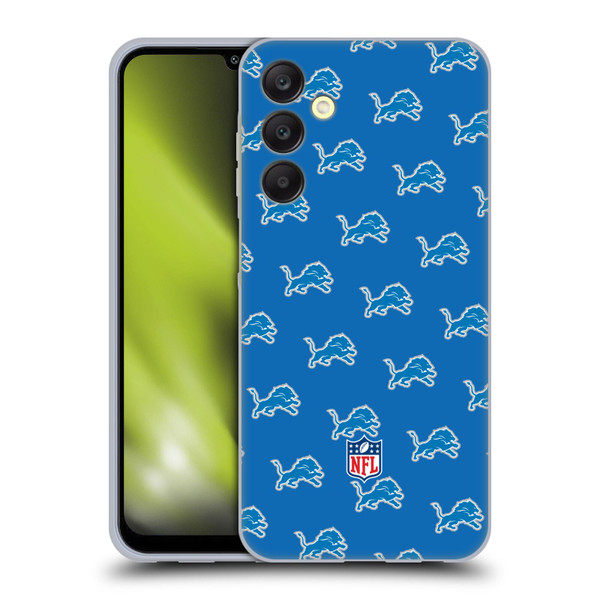NFL Detroit Lions Artwork Patterns Soft Gel Case for Samsung Galaxy A25 5G