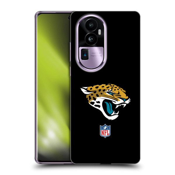 NFL Jacksonville Jaguars Logo Plain Soft Gel Case for OPPO Reno10 Pro+