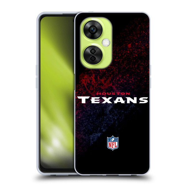 NFL Houston Texans Logo Blur Soft Gel Case for OnePlus Nord CE 3 Lite 5G