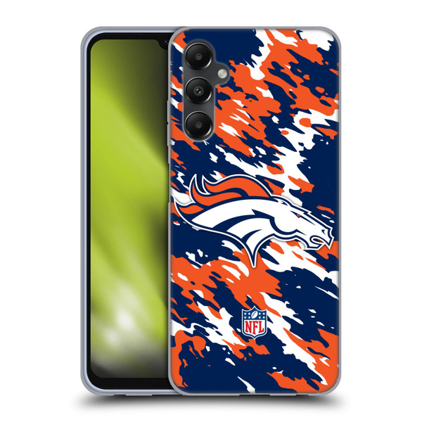 NFL Denver Broncos Logo Camou Soft Gel Case for Samsung Galaxy A05s