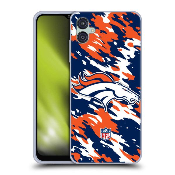 NFL Denver Broncos Logo Camou Soft Gel Case for Samsung Galaxy M04 5G / A04e