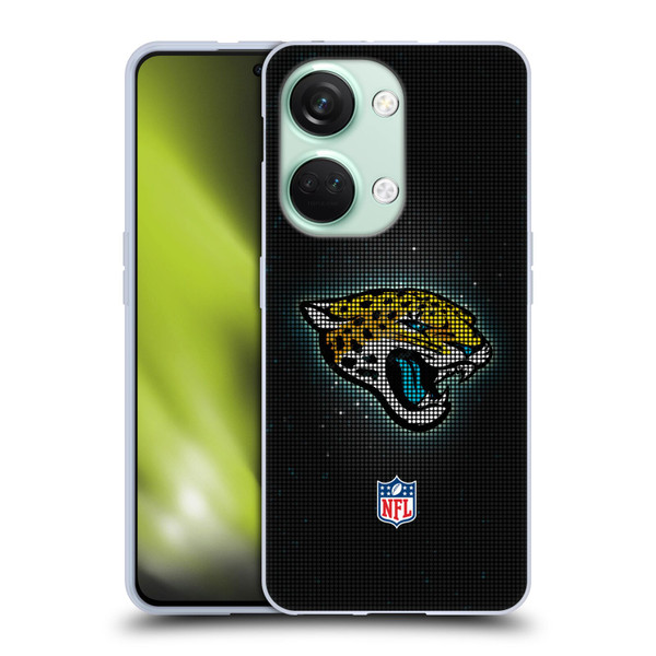 NFL Jacksonville Jaguars Artwork LED Soft Gel Case for OnePlus Nord 3 5G