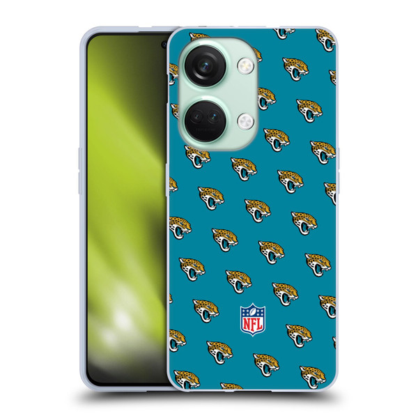 NFL Jacksonville Jaguars Artwork Patterns Soft Gel Case for OnePlus Nord 3 5G