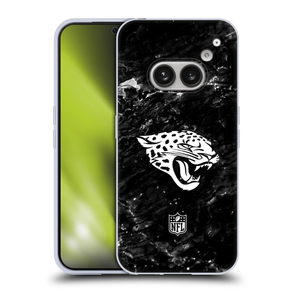 NFL Jacksonville Jaguars Artwork Marble Soft Gel Case for Nothing Phone (2a)