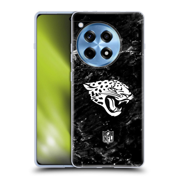 NFL Jacksonville Jaguars Artwork Marble Soft Gel Case for OnePlus 12R
