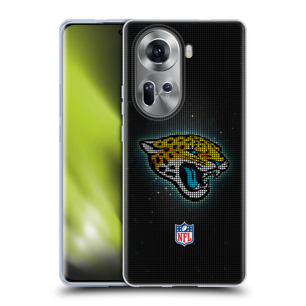 NFL Jacksonville Jaguars Artwork LED Soft Gel Case for OPPO Reno11