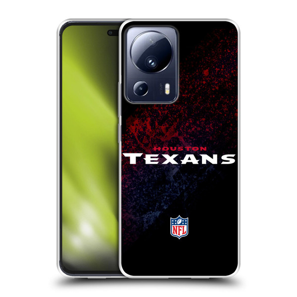 NFL Houston Texans Logo Blur Soft Gel Case for Xiaomi 13 Lite 5G