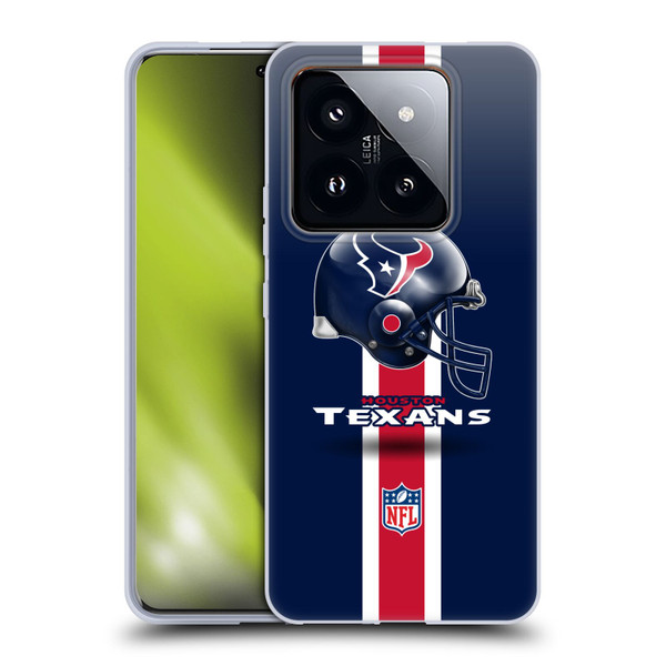 NFL Houston Texans Logo Helmet Soft Gel Case for Xiaomi 14 Pro