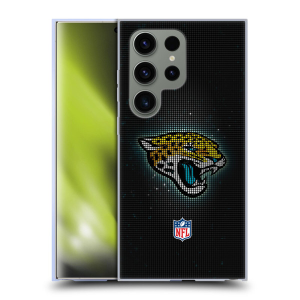 NFL Jacksonville Jaguars Artwork LED Soft Gel Case for Samsung Galaxy S24 Ultra 5G