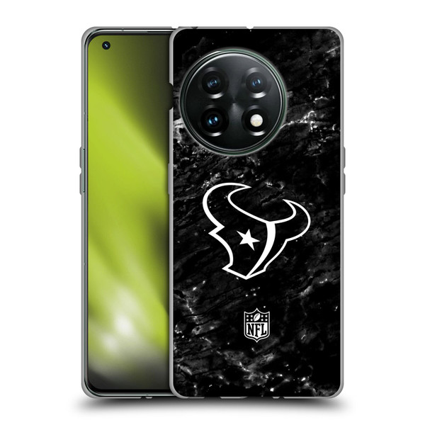 NFL Houston Texans Artwork Marble Soft Gel Case for OnePlus 11 5G