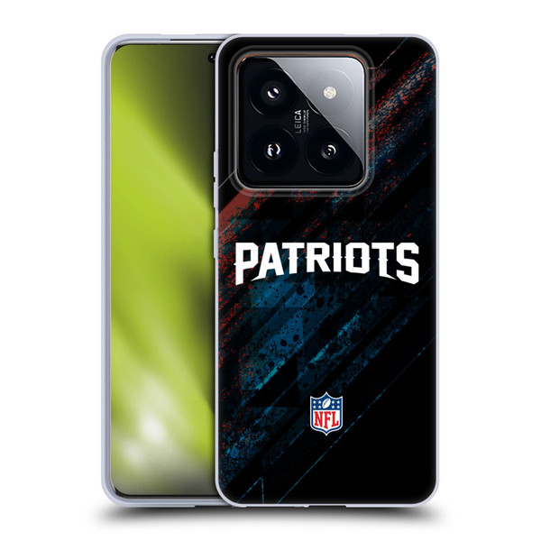 NFL New England Patriots Logo Blur Soft Gel Case for Xiaomi 14 Pro