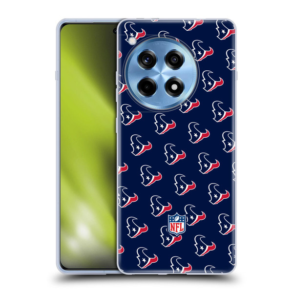 NFL Houston Texans Artwork Patterns Soft Gel Case for OnePlus 12R