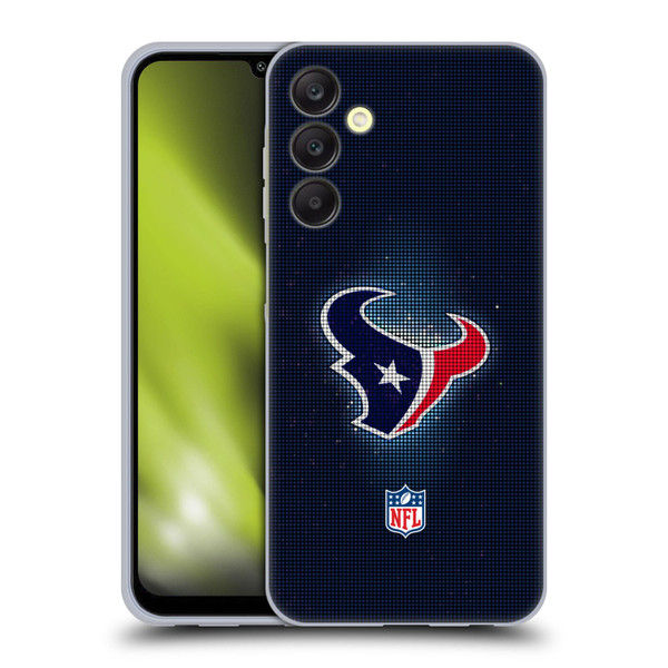 NFL Houston Texans Artwork LED Soft Gel Case for Samsung Galaxy A25 5G