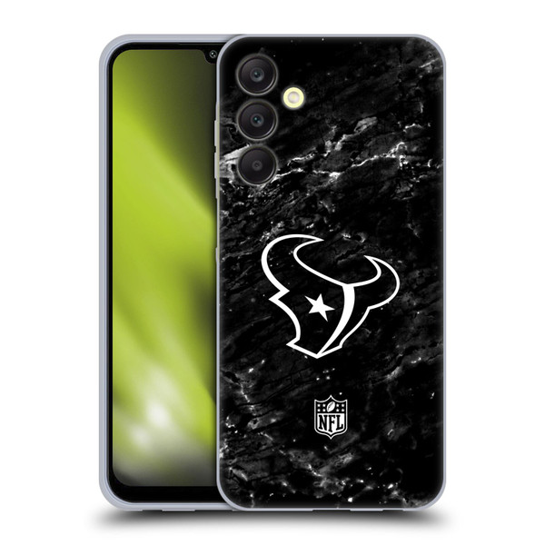 NFL Houston Texans Artwork Marble Soft Gel Case for Samsung Galaxy A25 5G