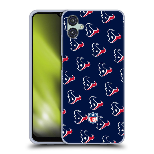 NFL Houston Texans Artwork Patterns Soft Gel Case for Samsung Galaxy M04 5G / A04e