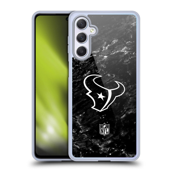 NFL Houston Texans Artwork Marble Soft Gel Case for Samsung Galaxy M54 5G