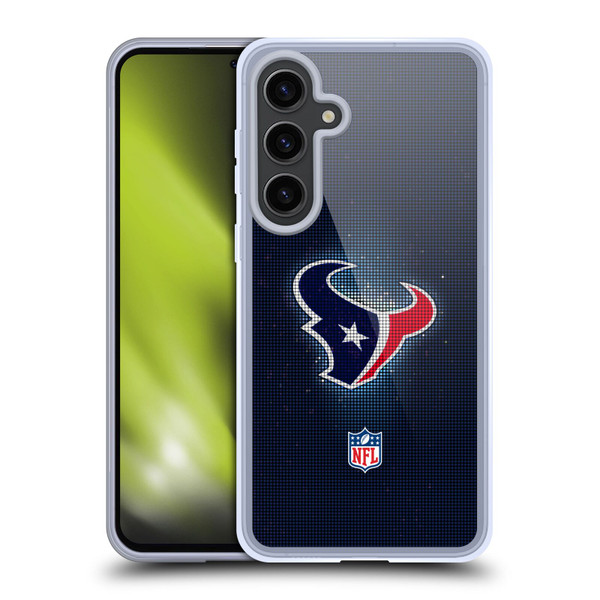 NFL Houston Texans Artwork LED Soft Gel Case for Samsung Galaxy S24+ 5G