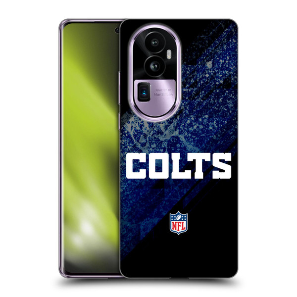 NFL Indianapolis Colts Logo Blur Soft Gel Case for OPPO Reno10 Pro+