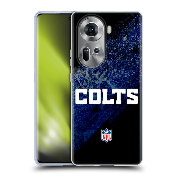 NFL Indianapolis Colts Logo Blur Soft Gel Case for OPPO Reno11