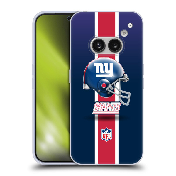 NFL New York Giants Logo Helmet Soft Gel Case for Nothing Phone (2a)