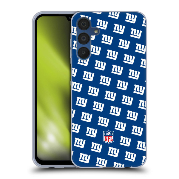 NFL New York Giants Artwork Patterns Soft Gel Case for Samsung Galaxy A15