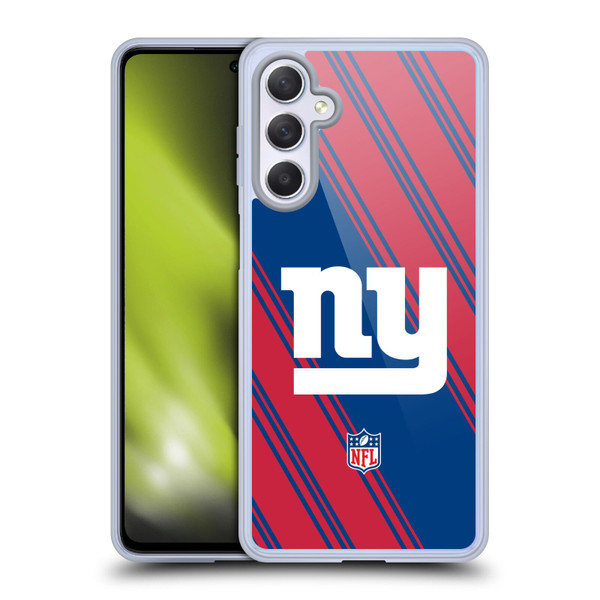 NFL New York Giants Artwork Stripes Soft Gel Case for Samsung Galaxy M54 5G