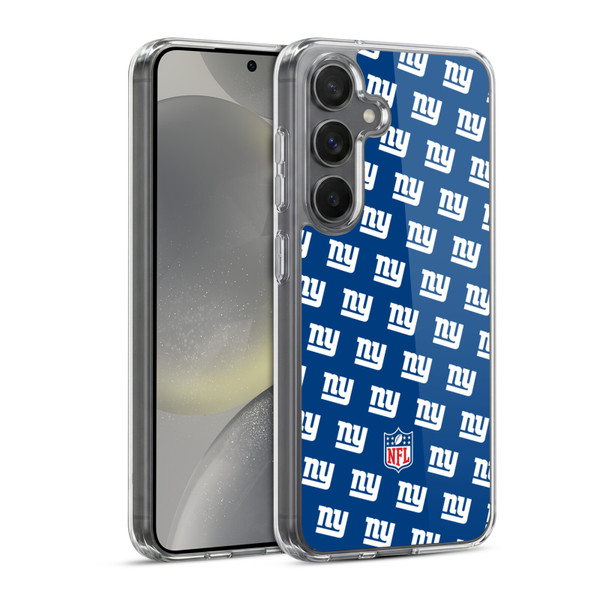 NFL New York Giants Artwork Patterns Soft Gel Case for Samsung Galaxy S24 5G & MagSafe