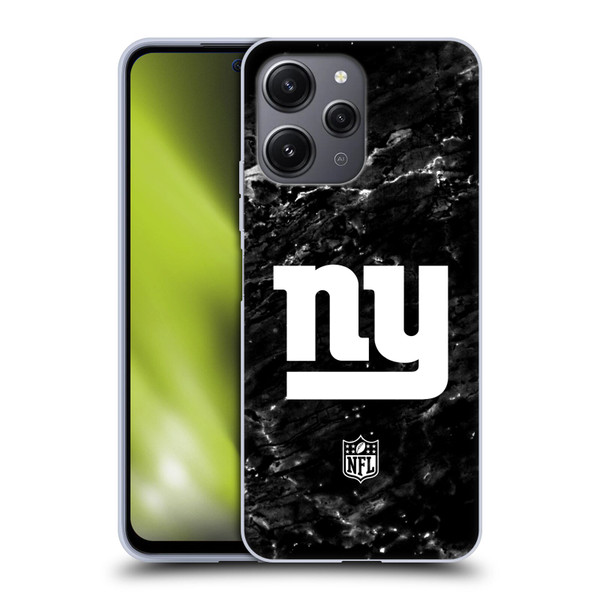 NFL New York Giants Artwork Marble Soft Gel Case for Xiaomi Redmi 12