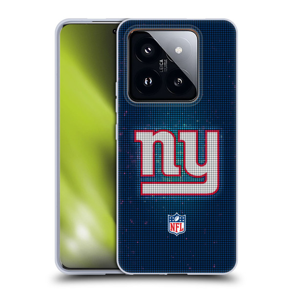NFL New York Giants Artwork LED Soft Gel Case for Xiaomi 14 Pro