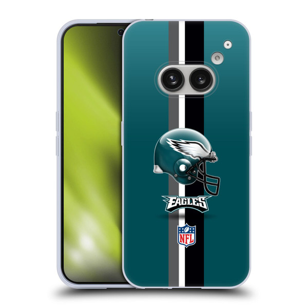 NFL Philadelphia Eagles Logo Helmet Soft Gel Case for Nothing Phone (2a)