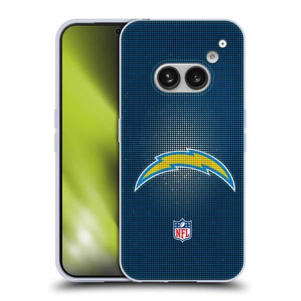 NFL Los Angeles Chargers Artwork LED Soft Gel Case for Nothing Phone (2a)