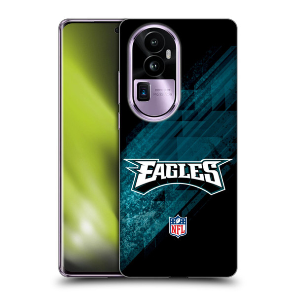 NFL Philadelphia Eagles Logo Blur Soft Gel Case for OPPO Reno10 Pro+