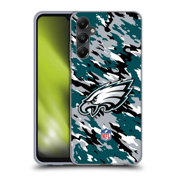 NFL Philadelphia Eagles Logo Camou Soft Gel Case for Samsung Galaxy A05s