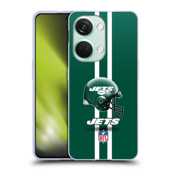 NFL New York Jets Logo Helmet Soft Gel Case for OnePlus Nord 3 5G