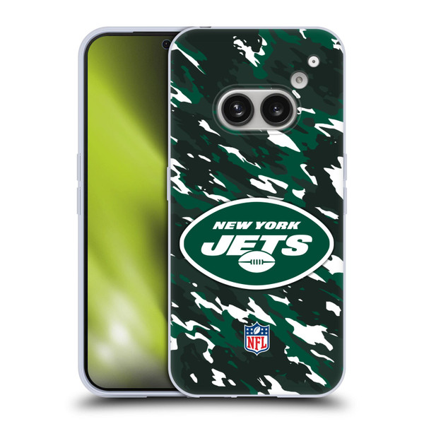 NFL New York Jets Logo Camou Soft Gel Case for Nothing Phone (2a)