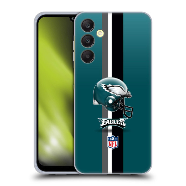 NFL Philadelphia Eagles Logo Helmet Soft Gel Case for Samsung Galaxy A25 5G