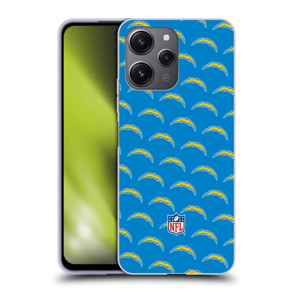 NFL Los Angeles Chargers Artwork Patterns Soft Gel Case for Xiaomi Redmi 12
