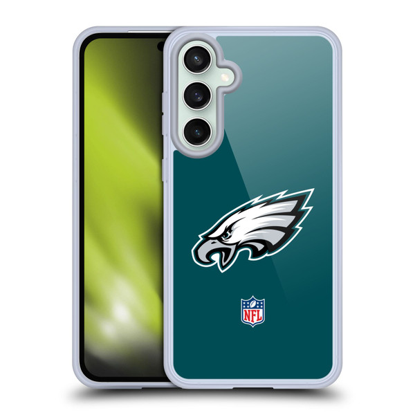 NFL Philadelphia Eagles Logo Plain Soft Gel Case for Samsung Galaxy S23 FE 5G