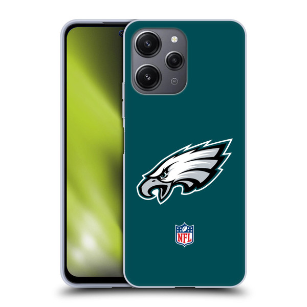 NFL Philadelphia Eagles Logo Plain Soft Gel Case for Xiaomi Redmi 12