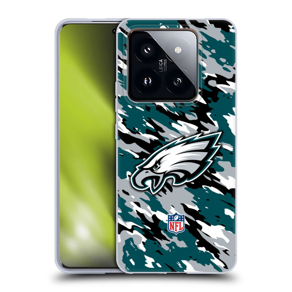 NFL Philadelphia Eagles Logo Camou Soft Gel Case for Xiaomi 14 Pro