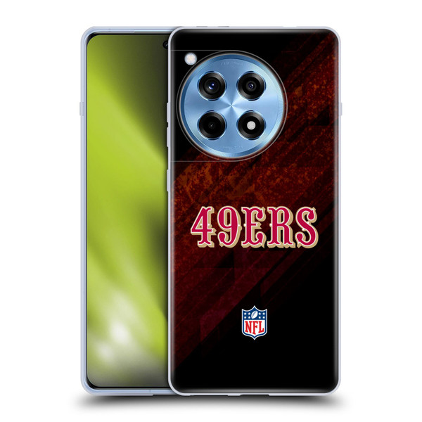 NFL San Francisco 49Ers Logo Blur Soft Gel Case for OnePlus 12R