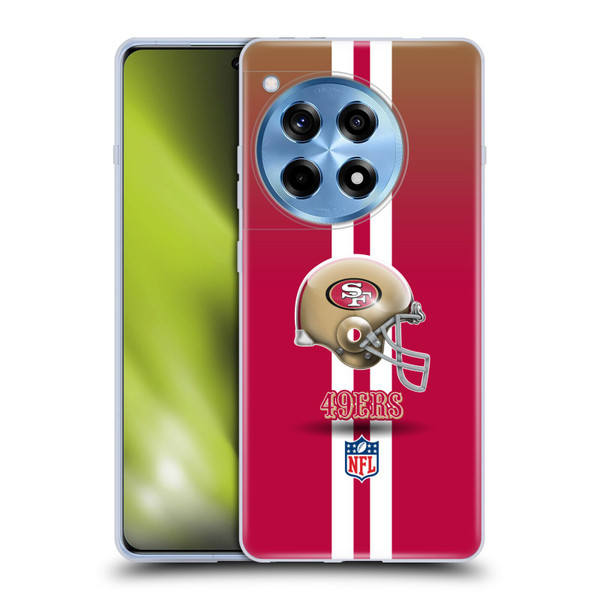 NFL San Francisco 49Ers Logo Helmet Soft Gel Case for OnePlus 12R