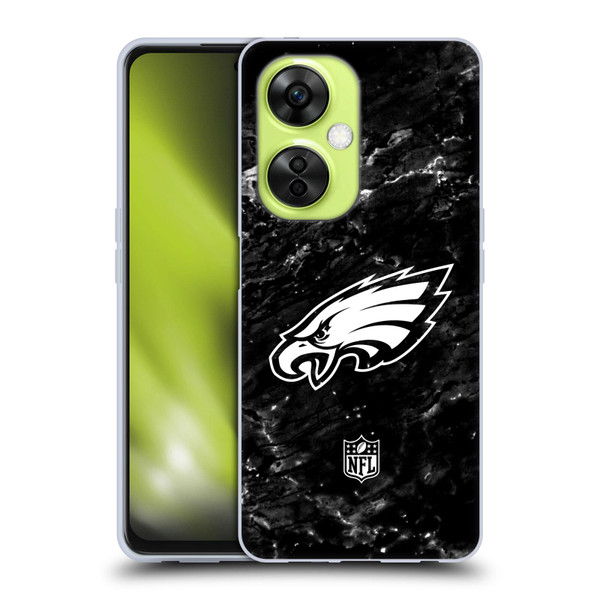 NFL Philadelphia Eagles Artwork Marble Soft Gel Case for OnePlus Nord CE 3 Lite 5G