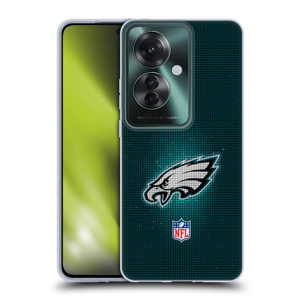 NFL Philadelphia Eagles Artwork LED Soft Gel Case for OPPO Reno11 F 5G / F25 Pro 5G